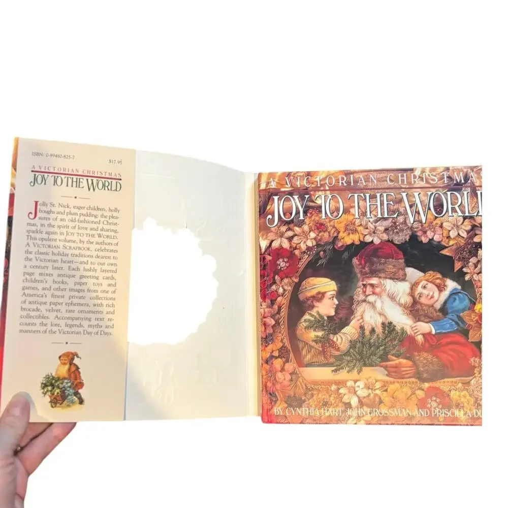 VTG 1990 Joy to the World, Victorian Christmas by Hart, Grossman, Dunhill, HCDJ